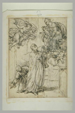 Apparition de la Vierge à l'Enfant à un religieux, image 2/2