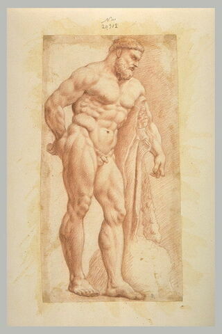 Etude d'une statue d'Hercule, d'après l'antique, image 1/1