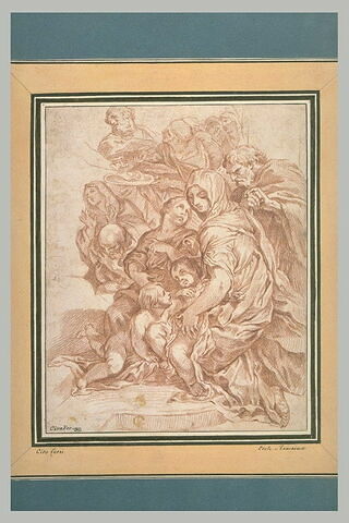 Sainte Famille avec sainte Elisabeth et le petit saint Jean