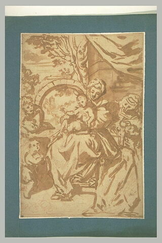 La Sainte Famille avec sainte Elisabeth et saint Jean, image 2/2