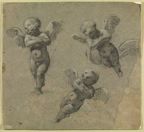 Trois anges volant, image 1/4