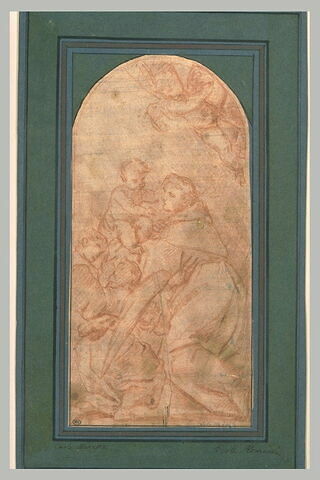 Saint Antoine de Padoue tenant l'Enfant dans ses bras