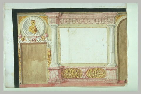 Décor d'architecture en trompe-l'oeil, image 2/2