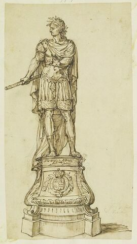 Etude pour une statue de Guillaume III d'Orange