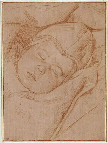 Figure d'enfant endormi, image 2/2