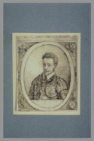 Portrait de Jacques VI, roi d'Ecosse (Jacques Ier d'Angleterre)
