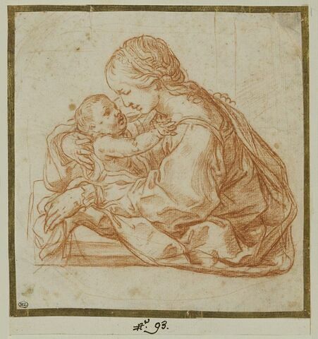 La Vierge tenant l'Enfant Jésus dans les bras, image 1/1