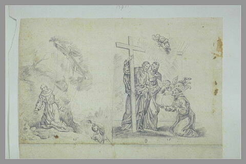 Deux scènes de la vie de saint François d'Assise