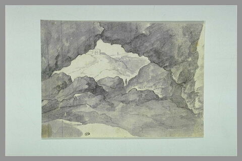 Paysage entre des rochers