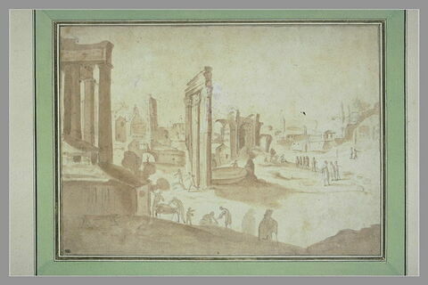 Vue du Forum à Rome
