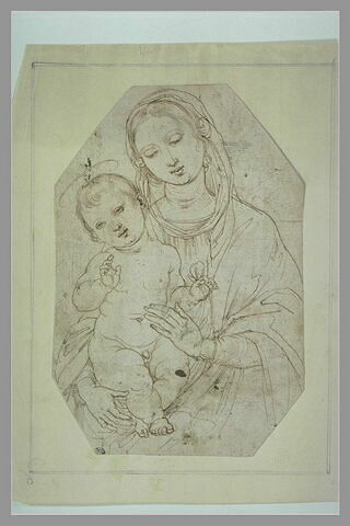 La Vierge assise avec l'Enfant Jésus