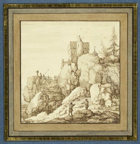 Vieux château sur des rochers, image 1/3