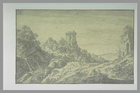 Paysage avec le temple de la Sibylle, à Tivoli