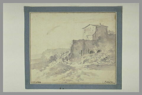 Paysage italien, avec une habitation, image 1/1