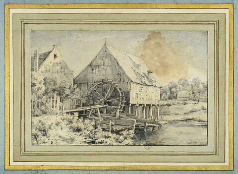 Le moulin, près de la porte dite Bergpoort, à Deventer, image 1/3