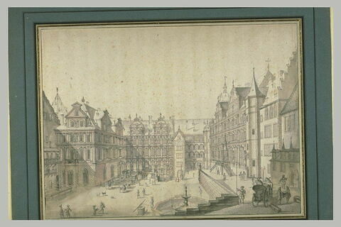Vue du château de Heidelberg, image 2/2