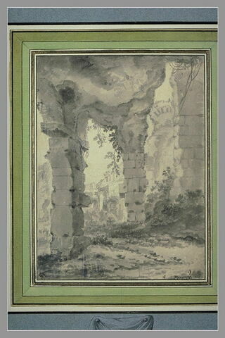 Ruines rappelant celles du Colisée
