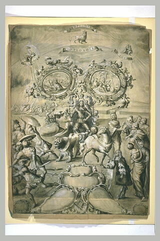 Allégorie des Victoires de l'empereur d'Allemagne, Léopold Ier, image 1/1