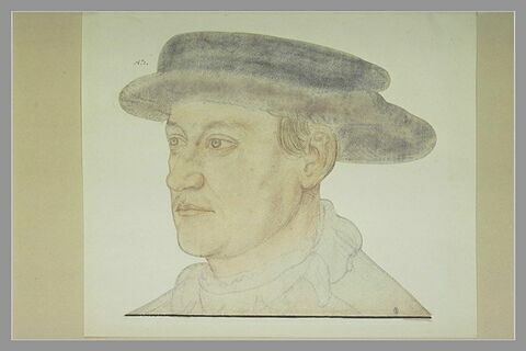 Portrait en buste d'un jeune homme imberbe, image 2/2