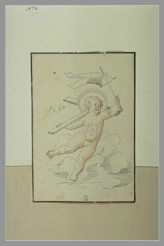 L'Enfant Jésus sur des nuages, image 2/2