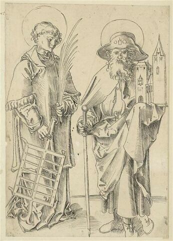 Saint Laurent et saint Sebald, patrons de Nuremberg