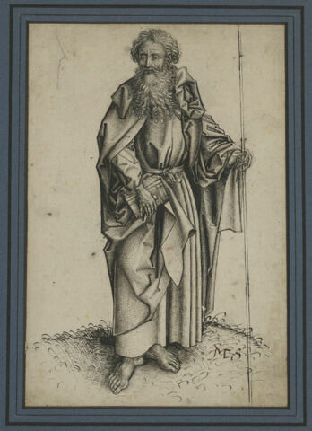 Saint Thomas, debout, de face, tenant un livre, image 1/1