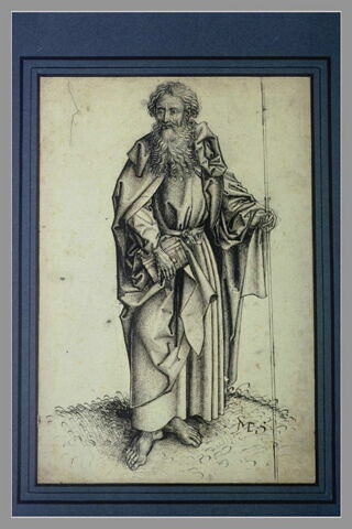 Saint Thomas, debout, de face, tenant un livre, image 2/2