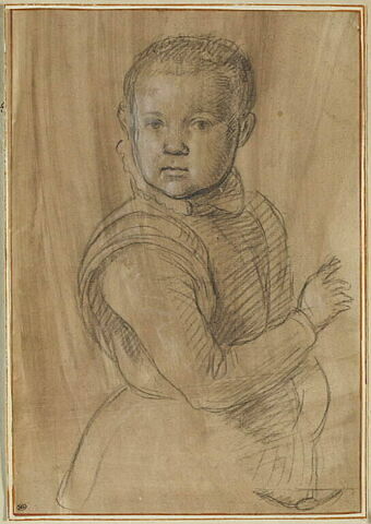 Portrait de jeune garçon, vu à mi-jambes, image 2/2