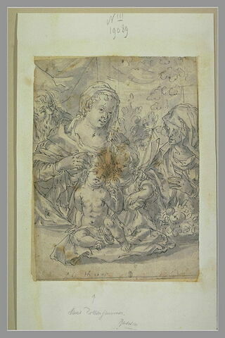 La Sainte Famille, sainte Elisabeth et saint Jean-Baptiste, image 1/1