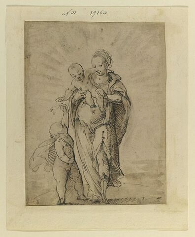 La Sainte Vierge avec l'Enfant Jésus et le petit saint Jean