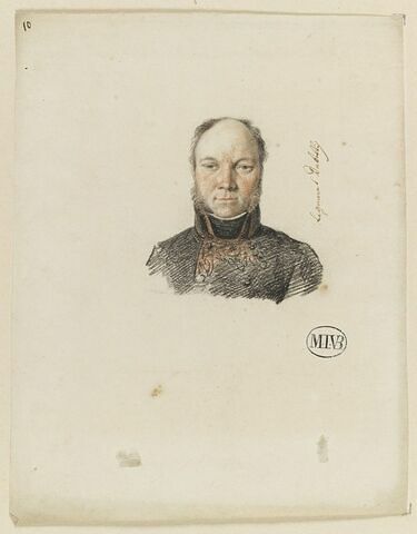 Portrait de général Delaitre, comte de Tilly (?)