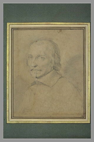 Portrait d'homme nu-tête, de trois quarts vers la gauche, image 2/2