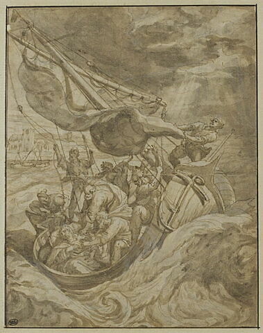 Christ endormi dans la barque pendant l'orage, image 1/1