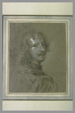 Portrait de van Dyck en buste, de trois quarts à droite, image 2/2