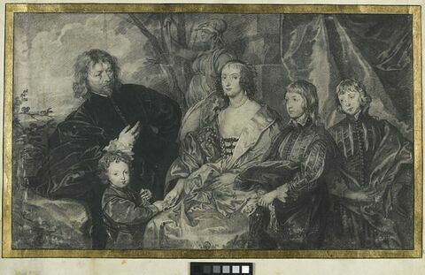 Portrait d'Endymion Porter (1587-1649) et de sa famille