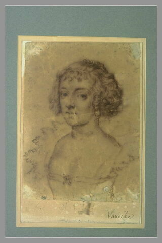 Portrait d'une jeune dame en corsage décolleté, image 2/2