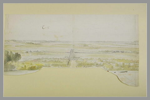 Versailles, vue du paysage près de la terrasse du château, image 1/1