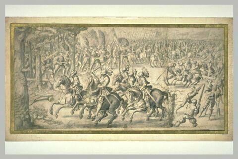 L'attaque de la cavalerie et l'assaut des arquebusiers, image 1/1