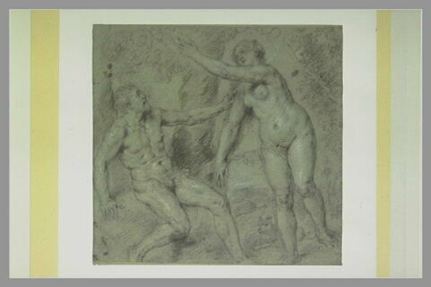 Eve donnant le fruit défendu à Adam, image 2/2