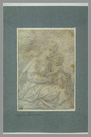 La Vierge assise tenant l'Enfant Jésus, image 1/1