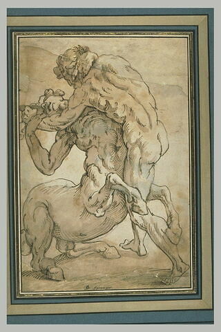 Hercule terrassant un centaure