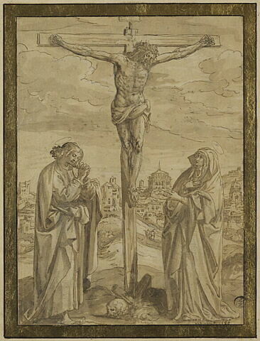 Saint Jean et la Vierge au pied de la croix, image 1/1