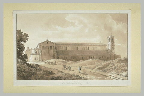 Vue de Saint-Paul-Hors-Les-Murs en 1807