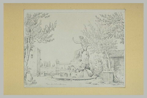 La fontaine Saint-Apollon dans les jardins Barberini, image 2/2