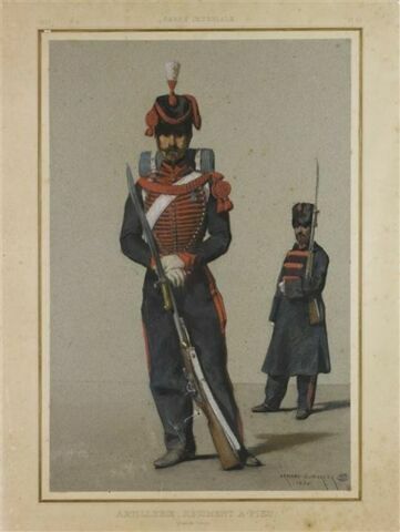 Artillerie à pied ; canonnier, image 1/1