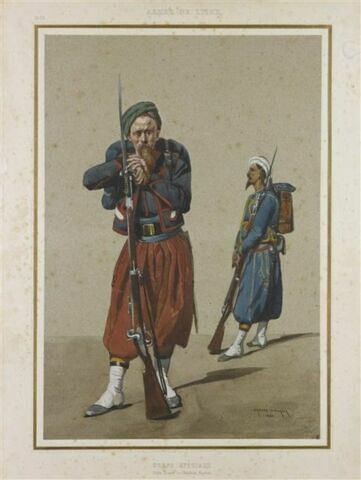 Soldat zouave ; tirailleur algérien, image 1/1