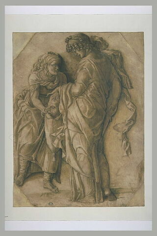 Judith mettant la tête d'Holopherne dans le sac tenu par sa servante