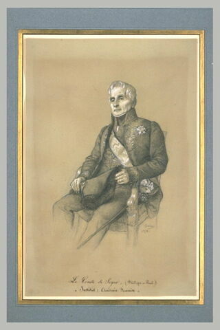 Portrait du général Philippe Paul de Ségur de l'Académie Française, image 1/1