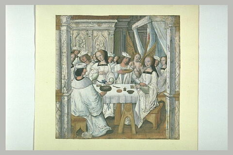 Scène de séduction dans un banquet romain, image 2/2