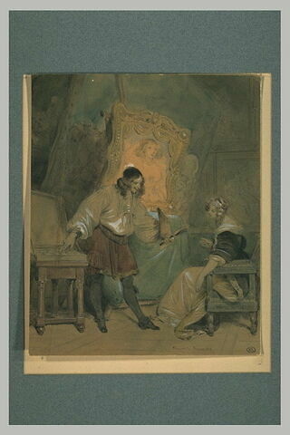 Van Dyck dans son atelier